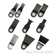 10 pc Winter Oscillating Multi Tool Blade Kit-fits older Fein Multimaster models