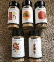 Lot Of 5 Epicure Spices-Gluten Free Non GMO-Meal Solution Marinade Rub Glaze