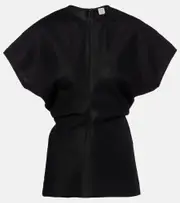 [Toteme] Toteme Gathered top AU 6 black