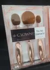 ❤Best Price ❤Crown Pro 3 Piece Rose Gold Full Face Contour Brushes 100% Vegan❤