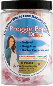 Three Lollies Value Preggie Pop Drops Assorted for Morning Sickness Relief, 4...
