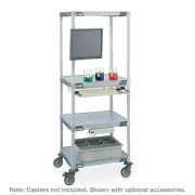 Metro HPLC3X3 MetroMax i 4-Shelf Single HPLC Experiment Cart (Casters Not Incl