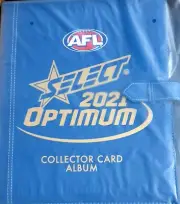 2021 AFL Optimum Collector Card ALBUM