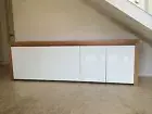 THB-005 Tassie Oak High Gloss Polyurethane Buffet Sideboard