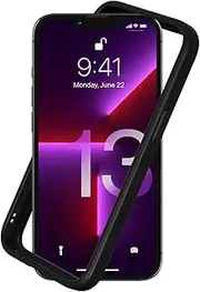 RhinoShield Bumper Case Compatible with [iPhone 13/13 Pro] | CrashGuard NX - Shock Absorbent Slim Design Protective Cover 3.5M / 11ft Drop Protection - Black