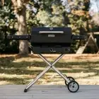 Masterbuilt Portable Charcoal Grill and Smoker WITH Cart Black MB20040722