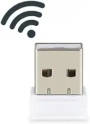 Compatible with Keyboard and Mouse for Laptops Desktop PCs USB Dongle/Receiver C