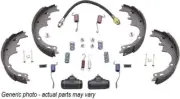 1965-66 Ford Mustang 6 Cylinder Rear Brake Rebuild Kit (hardtop) (for: Ford)