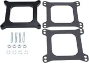 DERAPY Open Phenolic Carburetor Spacer Plastic Simple Installation Vehicle Parts Car Supplies Accessories Compatible with Fo_rd 350