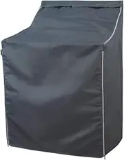 [Mipcase] Washing Machine Cover Dustproof UV Resistant Protector for Washers Dryers Creative Design for Kitchen Bathroom Balcony Patio