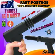 Sex Machine Thrusting Dildo Telescopic Automatic Vibrator Rechargeable Sex Toy