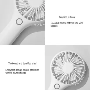 清涼夏日 戶外手持風扇 靜音便攜式 USB充電款 辦公學生桌面風扇 宿舍超靜音手拿小型風扇