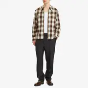 Second/Layer Zip Through Check Shirt