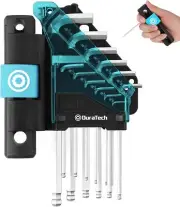 DuraTech Allen Wrenches Set T handle Hex Key Set 12PC Hex Wrench Metric 1.5-10mm