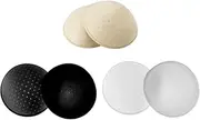 [YREAJZVS] Bra Pads Inserts, 3 Pairs Push Up Inserts for Women's Swimwear And Sports, Multicolored,Removable Bra Pads Inserts Women's Comfy Sports Cups Bra Insert
