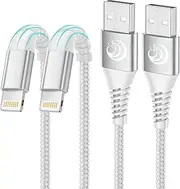 [Yosou] iPhone Charger Cable 3M 2Pack, Extra Long iPhone Charging Cable Apple MFi Certified USB Lightning Cable Braided iPhone Cable Fast Charging for iPhone 14 13 12 11 Pro Max XR XS 10 8 7 Plus 6,iPad