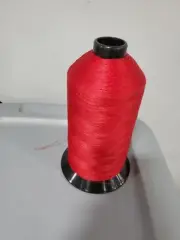 16oz Red UV bonded Nylon Sewing Thread #205 Fabric size B46