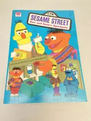 1972 WHITMAN SESAME STREET BERT AND ERNIE'S APARTMENT PRESS OUT BOOK UNPUNCHED