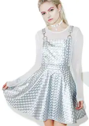 [Club Exx] Hyperion Hologram Overall Dress