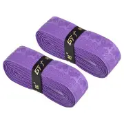 2Pcs 5.9ft Racket Overgrip PU Grip Tape Non-Slip for Tennis Badminton, Purple