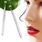 Eye Anti Wrinkle Natural Jade Roller Guasha Skin Scraper Facial Eyes Massagio