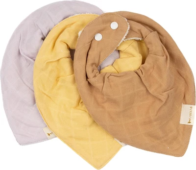Bandana Bib, 3 Pack (Star Dust)