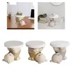 Bear Statue Side Table Sofa Table End Table