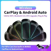 2in1 Wireless Carplay Adapter Smart Box USB Wireless Android Auto Bluetooth WiFi