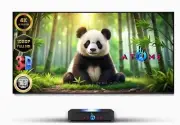 ATOMS AI Ultra Short Throw UST ALR/CLR 'PET Crystal' 16:9 Fixed Projector Screen