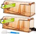Humane Mouse Trap 2 PCS Live Rat Traps Plastic Mice and Rodent Catcher Highly