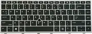 AUTENS Replacement US Keyboard for HP EliteBook 840 G5 / 840 G6 / 745 G5 / 745 G6 Laptop Silver Frame Backlight