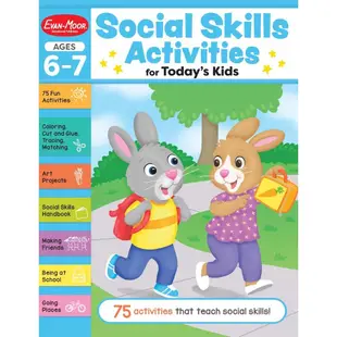 Social Skills Activities for Today's Kids, Ages 6 - 7 Workbook/Evan-Moor Corporation【禮筑外文書店】