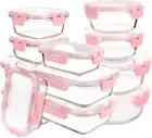 Glass Meal Prep Containers with Lids 12 Pack Airtight Glass Meal Prep Containers