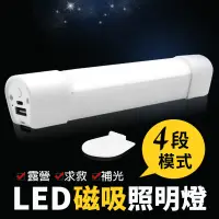 在飛比找蝦皮商城優惠-LED磁吸照明燈 免插電長續航 磁吸式照明燈 行動燈管 磁吸