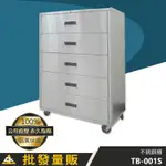 附發票【鐵金鋼 不鏽鋼專家】TB-001S【客製品】不銹鋼櫃 不銹鋼工具車 工具推車 活動工具車