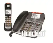 UNIDEN SSE47+1 SIGHT & SOUND ENHANCED CORDED & CORDLESS PHONE SYSTEM