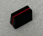 Vestax Fader knob , Rectangle Black w/Red Stripe Mixer Knob PMC PCV