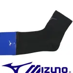 鞋大王MIZUNO 32TX8B-3107 黑×灰 薄底短襪(竹炭)【台灣製】