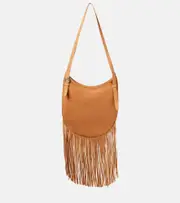 [Coperni] Coperni Fringed suede shoulder bag One Size brown