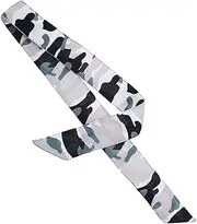 [SUPVOX] Adjustable Camouflage Sports Sweatband for Men and Women Sweat Wicking Headband for Running Gym Tennis Yoga Workouts Lightweight and Breathable Design
