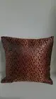 Red cushion with Gold Spots Sari Cushion Cover (pillow inserts not included)