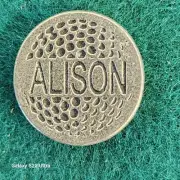 Personalized Metal Golf Ball Marker for Alison