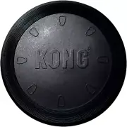 KONG - Extreme Flyer - Durable Rubber, Soft Flying Disc for Power Chewers, Bl...