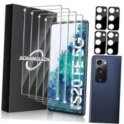 4+4 Pack for Samsung Galaxy S20 FE 5G Screen Protector & Phone Camera Lens