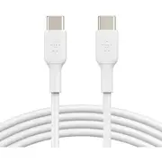 Belkin BoostCharge USB-C to USB-C Cable, White - CAB003BT2MWH
