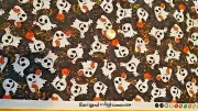 Boo-Ligans Cute Ghosts w Trick or Treat Bags Black 41-1/2" x 35-1/2" FREE SHIP