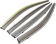 Car Window Visor Compatible for Volvo XC90 2015-2018 Vent Shade Rain Guard Deflector Shield Awning Shelter Protector Cover Trim Accessories