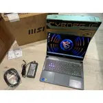 MSI 電競筆電 15 A13VFK-831TW I7-13620H 16G RTX4060 二手筆電 遊戲筆電 ROG