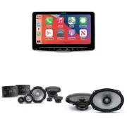 Alpine ILX-F509 Halo9 9" Multimedia Receiver w/ Speaker Bundle