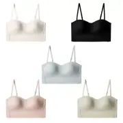 Women Bra with Adjustable Straps Push Up Bra Wirefree Support Bra